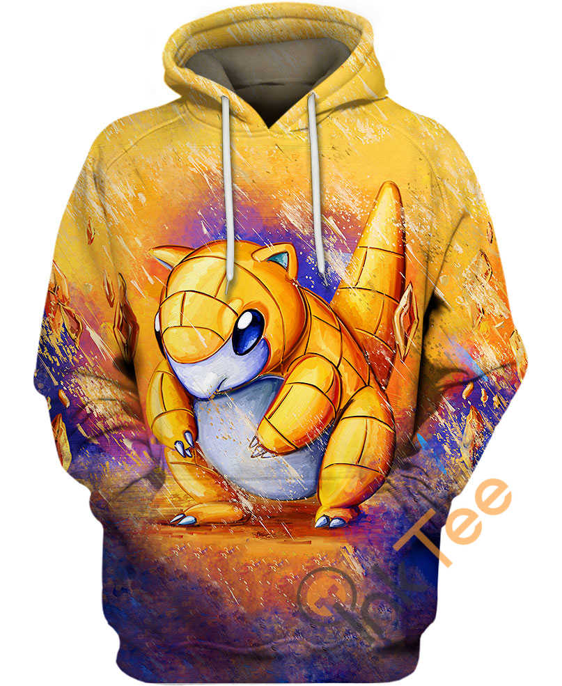 Sandshrew Pokemon Zip Up Hoodie
