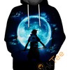 Sasuke Full Moon Custom 3D Hoodie 