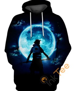 Sasuke Full Moon Custom 3D Hoodie