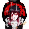 Sasuke Uchiha The Blood Eyes All Over Print Hoodie 