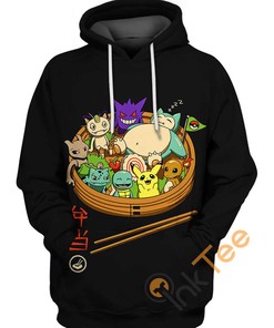 Satisfy Your Cravings With The Bento Pokemon 3D Hoodie