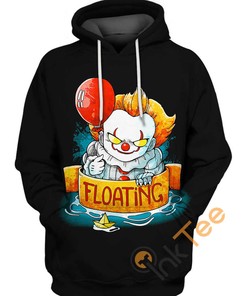 Scary Baby Pennywise From It Horror Movie All Over Print 3D Hoodie