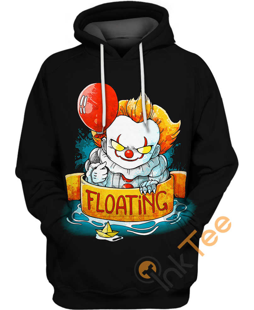 Scary Baby Pennywise From It Horror Movie All Over Print 3D Hoodie