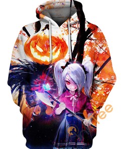 Scary Halloween Custom All Over Print 3D Hoodie - Spooky Fashion