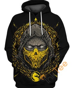 Scorpion Mortal Kombat Custom 3D Hoodie