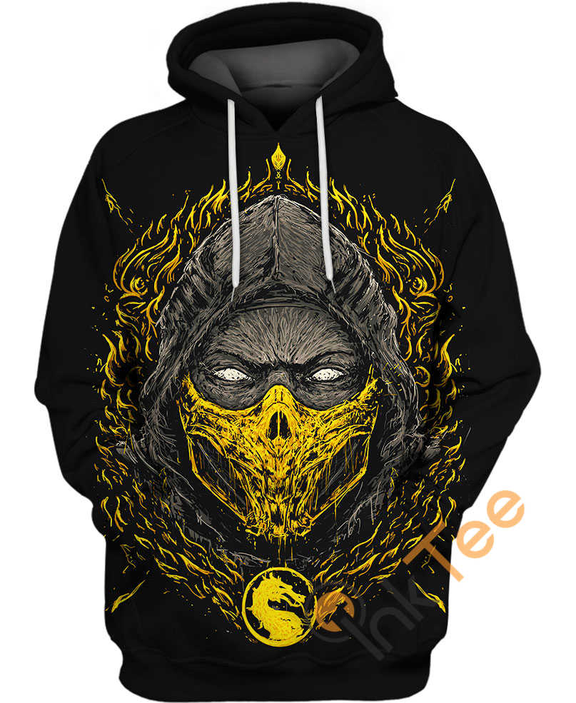 Scorpion Mortal Kombat Custom 3D Hoodie