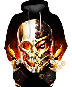Scorpion Mortal Kombat Sport All Over Print Hoodie For Men