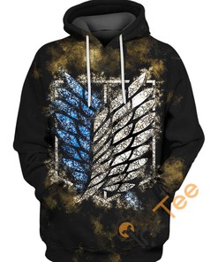 Scout Regiment Logo All Over Print Hoodie