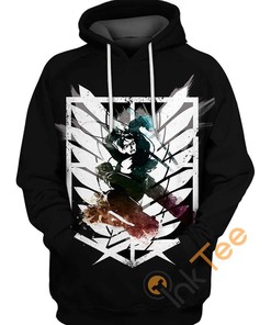 Scouting Legion Levi 3D Hoodie With Custom All Over Print