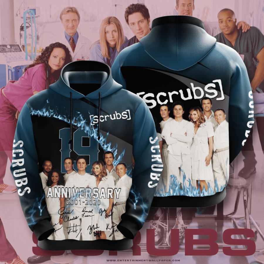 Scrubs Custom All Over Print Hoodie