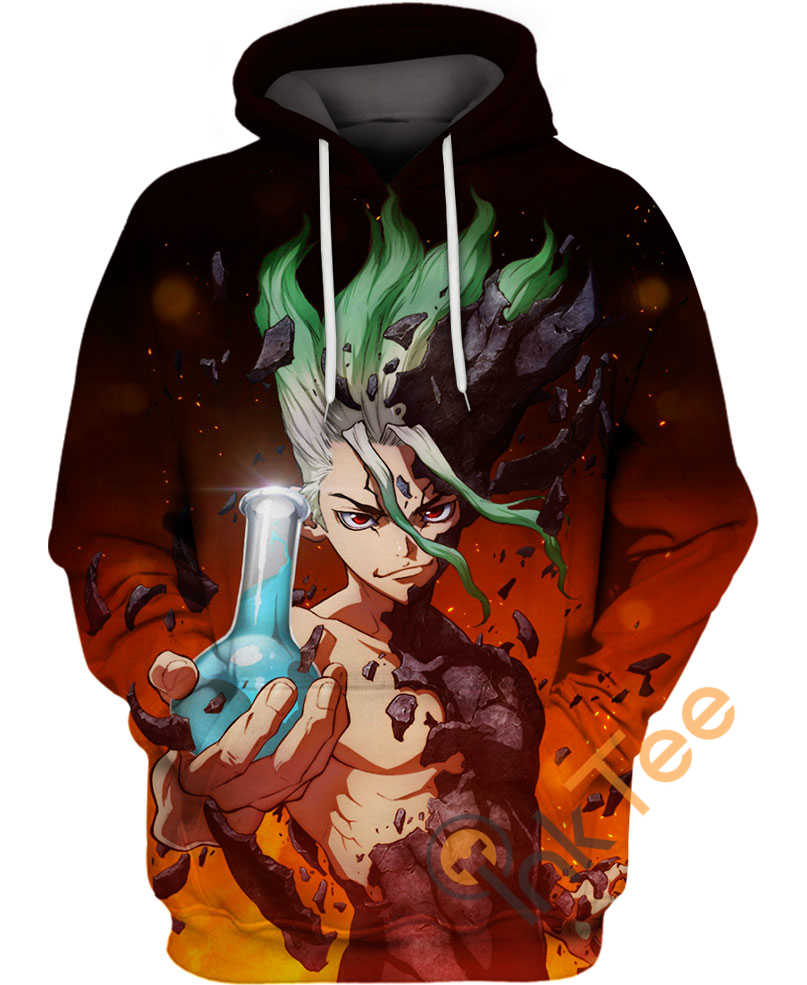 Senku Dr Stone 3D Printed Hoodie