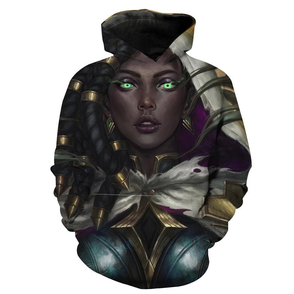 Senna League Of Legends Custom All Over Print Hoodie
