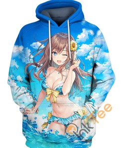 Sexy And Fun - The Bikini Girl Anime 3D Hoodie