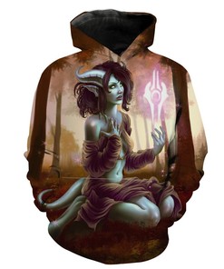 Sexy Draenei World Of Warcraft All Over Print Hoodie