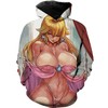 Sexy Princess Peach Anime 3D Hoodie With All Over Print - Gifts For Women