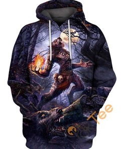Shaman'S Wolf Pack 3D Hoodie 