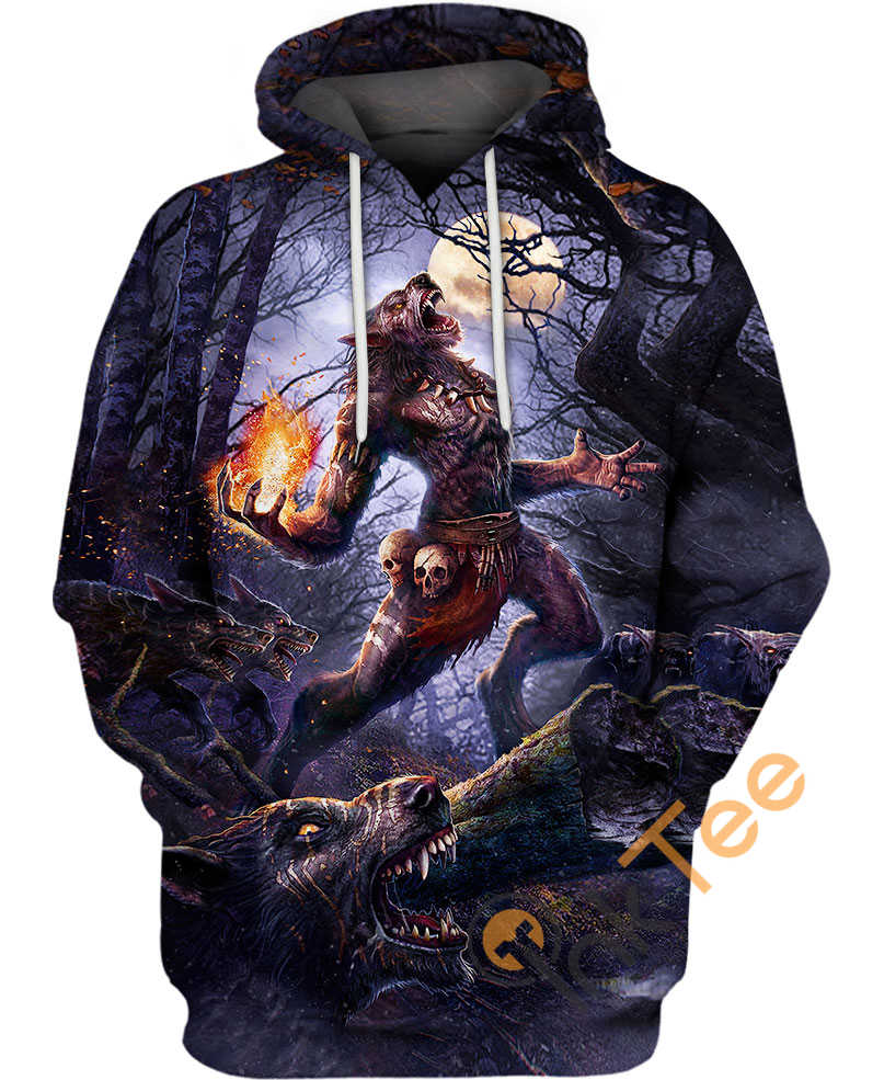 Shaman'S Wolf Pack 3D Hoodie