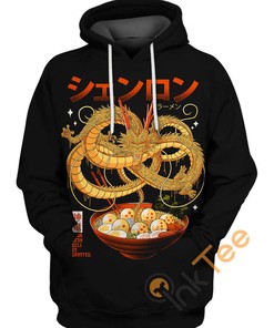 Shenron Dragon Ramen All Over Print Hoodie 