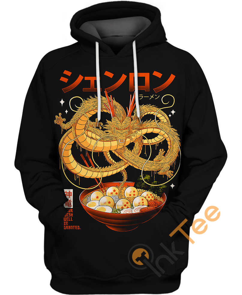 Shenron Dragon Ramen All Over Print Hoodie