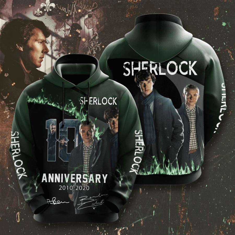 Sherlock Custom All Over Print Hoodie