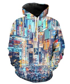Shibuya Tokyo Epic Shibuya City Graphic Hoodie 