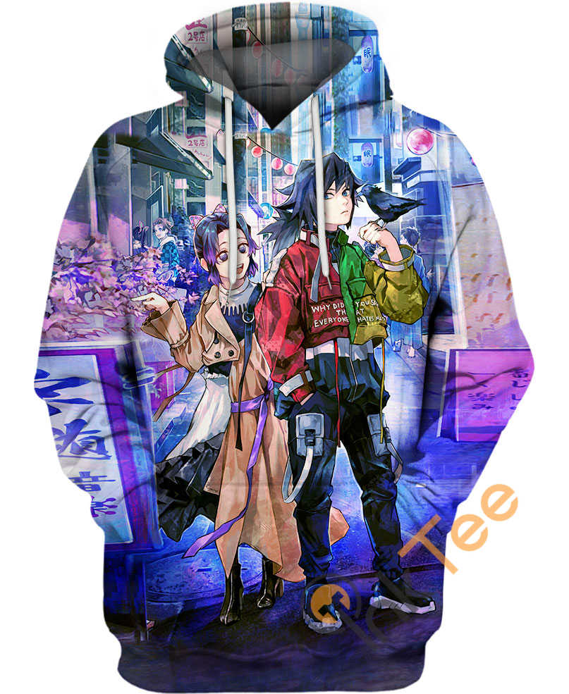 Shinobu And Giyu Custom 3D Hoodie