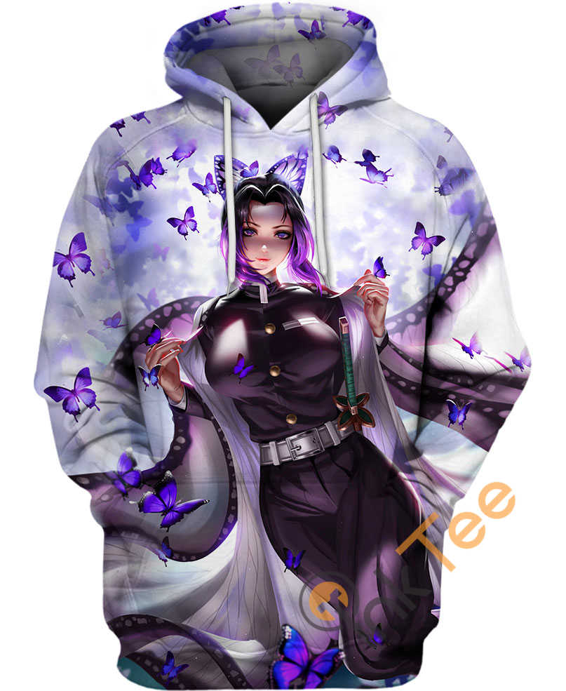 Shinobu Kochou From Demon Slayer Graphic Hoodie