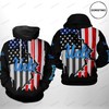 Show Off Your American Pride With The Ucla Bruins Us Flag Limited Edition 3D All Over Print Hoodie