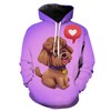 Show Off Your Cute Poodle Dog With 3D Printed Hoodie - Perfect For Dog Lovers!