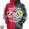 Show Off Your Love For Wisconsin Badgers And Green Bay Packers With This 3D All Over Print Hoodie