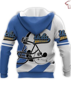 Show Off Your Team Spirit With The Ucla Bruins Blue And White 3D All Over Print Hoodie