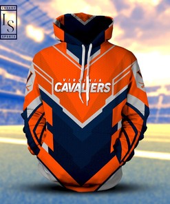 Show Off Your Team Spirit With The Virginia Cavaliers Premium 3D All Over Print Hoodie