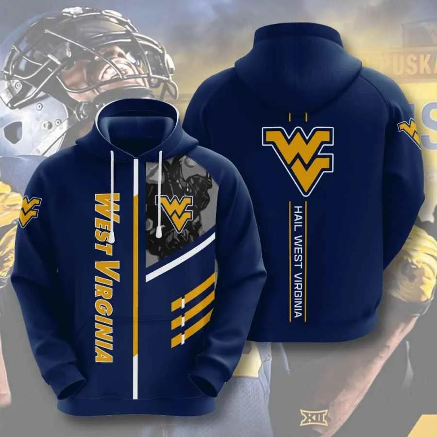 Show Your Hail With West Virginia Mountaineers Hail West Virginia Football 3D Hoodie, Perfect College Gifts