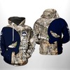 Show Your Hunting Side With Uconn Huskies Ncaa Camo Veteran Hunting 3D Printed Hoodie/Zip-Up Hoodie 