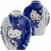 Show Your Love For Kentucky Wildcats With Hello Kitty Hug Logo 3D Hoodie - Ncaa Gifts