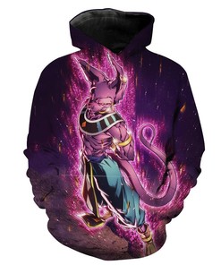 Show Your Love For The Dragon Ball Super Beerus With This 3D Hoodie