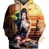 Show Your Ninja Spirit With Female Hanzo Hoodie 3D