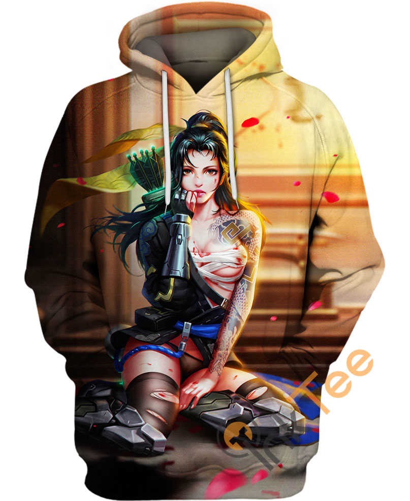 Show Your Ninja Spirit With Female Hanzo Hoodie 3D