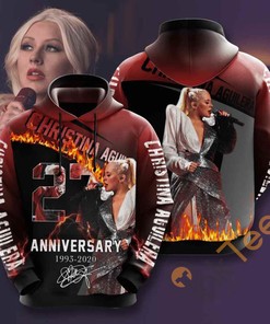 Show Your Passion For Music With This Christina Aguilera 3D Hoodie