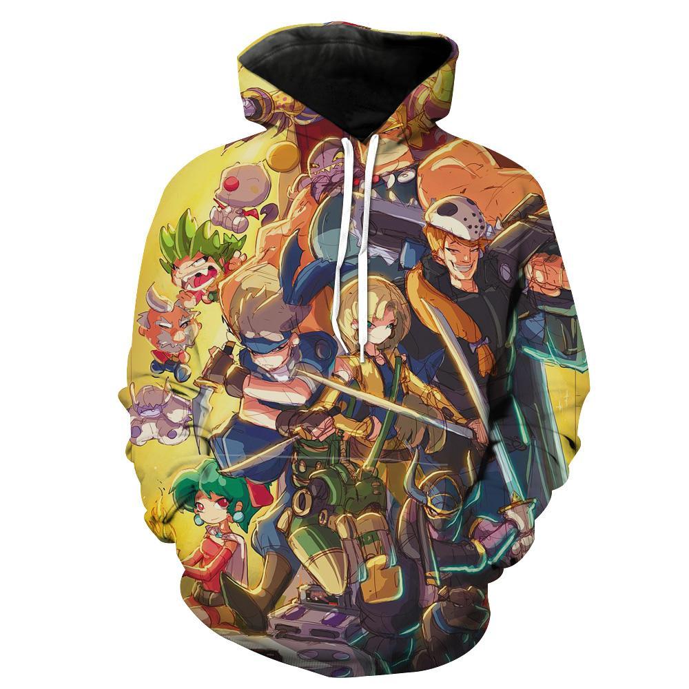 Show Your Passion For The Game With Final Fantasy Sports All Over Print Hoodie 3D