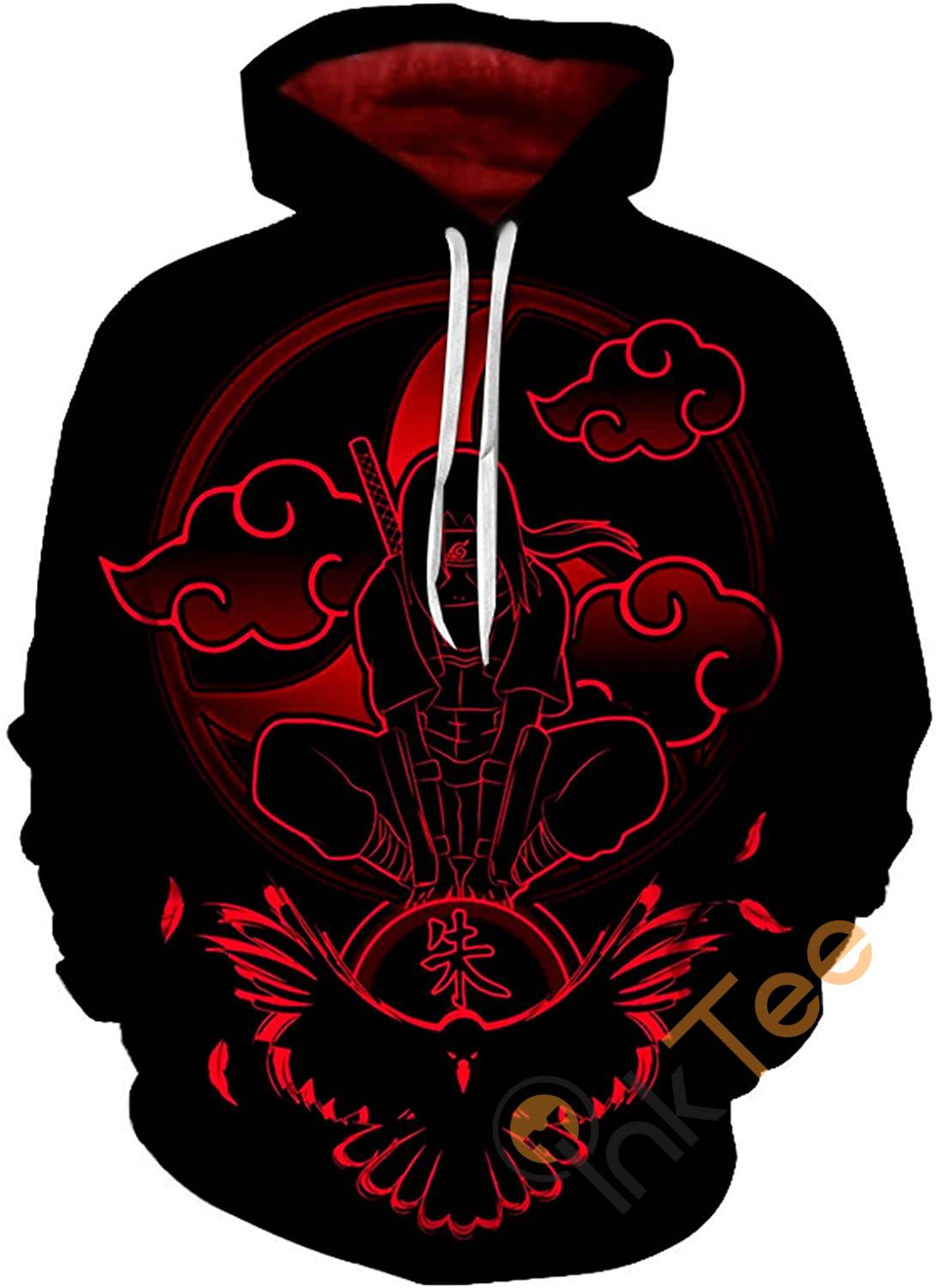Show Your Passion With Sporty Front Pocket All Over Print Hoodie 3D Of Naruto Prints