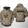 Show Your Pride For America And Kansas Jayhawks With This Camo Veteran 3D Printed Hoodie
