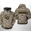 Show Your Support With Liberty Flames Ncaa Camo Veteran 3D Printed Hoodie/Zipper Hoodie - Great Gifts