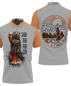 Shuh Duh Fuh Cup Camping Drinking Bear Cotton T Shirt Hoodie Mug 3D Shirt