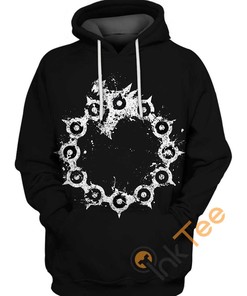 Sin Of Wrath Dragon All Over Print Hoodie 3D