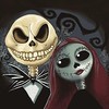 Skeleton Together Forever Jack Skellington Plush Blanket - Queen Size Medium Weight
