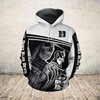 Skull Death Duke Blue Devils All Over Print 3D Hoodie Graphic