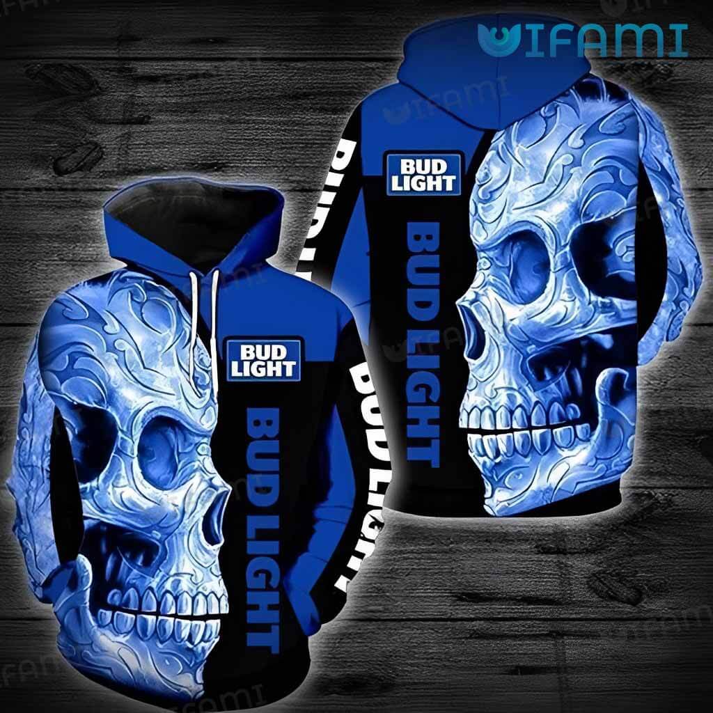 Skull Gift Bud Light 3D Hoodie - Custom 3D Hoodies