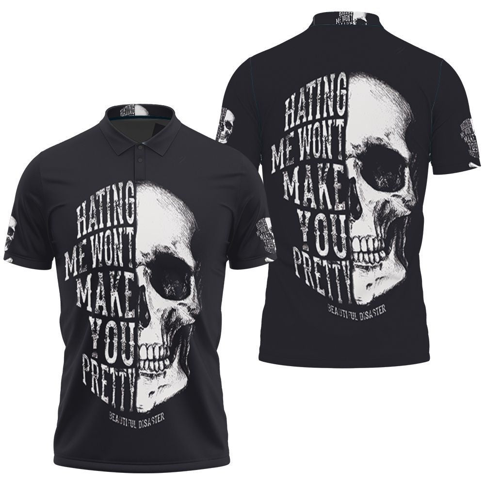 Skull Print Shirt Custom All Over Print 3D Hoodie - Edgy Fashion