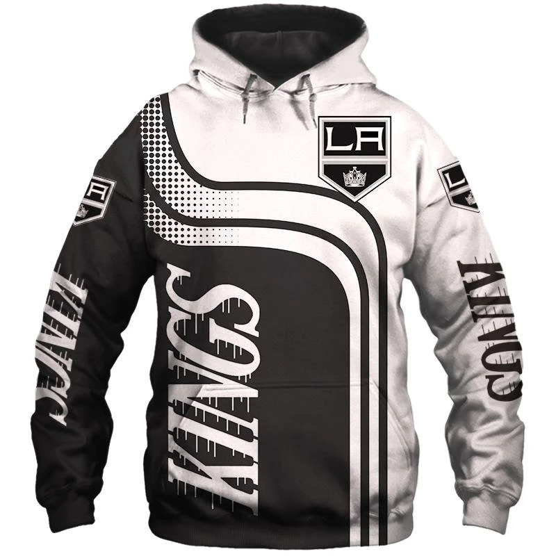 Sleek Nhl Los Angeles Kings 3D Hoodie Style 02 For Fans